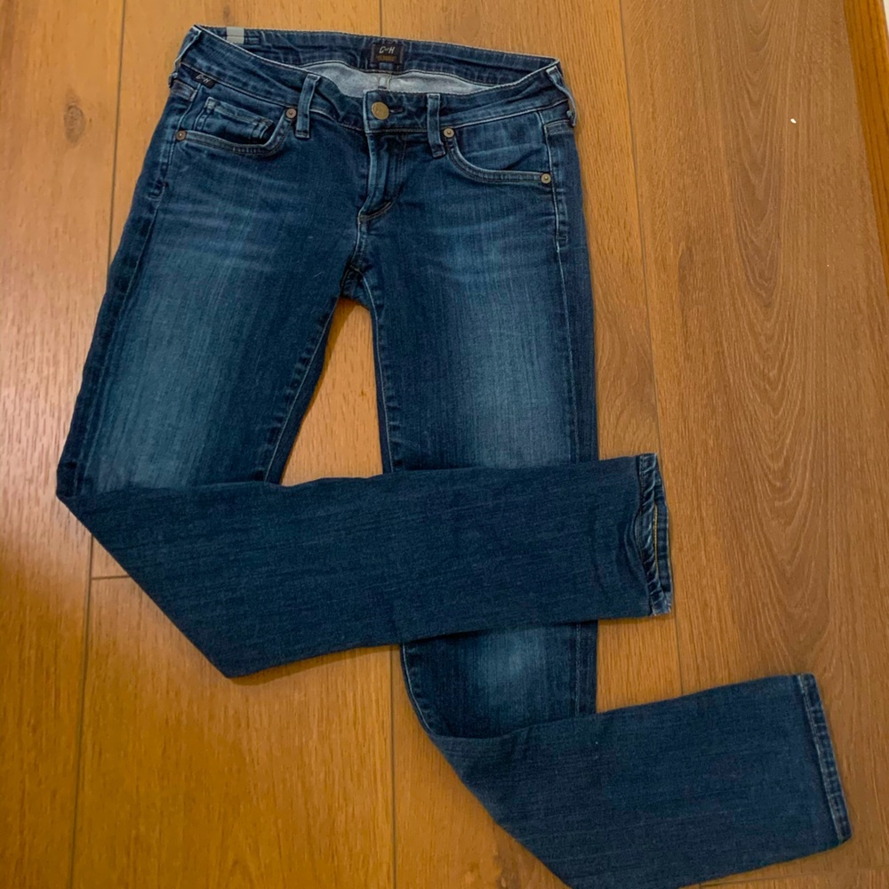 C of H size 25 aged denim slim fit